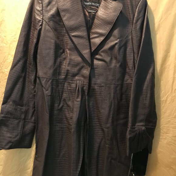 NWT Leather Pamela McCoy Jacket - Picture 2 of 3